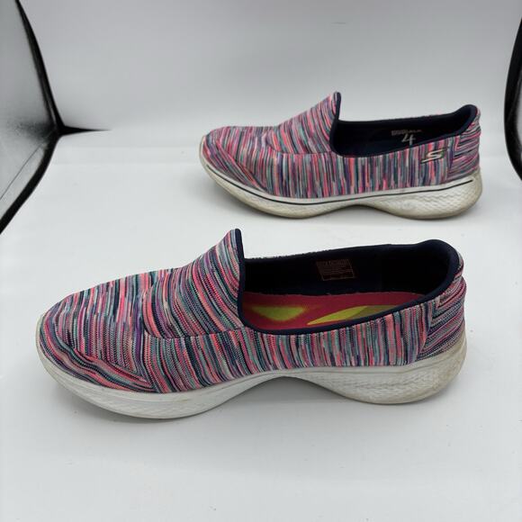 Skechers Shoes Womens Size 11 Go Walk 4 Merge Goga Max Multicolor Slip On H4 - Picture 9 of 10